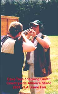 Dave Toye coaching at the 2001 Games Fair