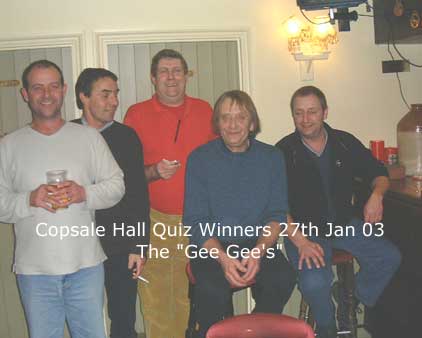 Gee Gees Quiz Winnners