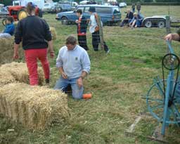 Stuart at wheel end at Plough Match 15/09/01
